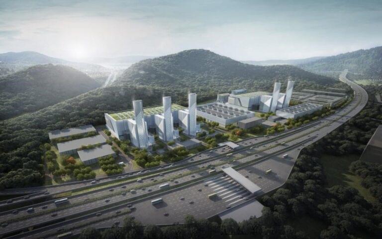 Centrale elettrica a ciclo combinato nel distretto di Guangming, China