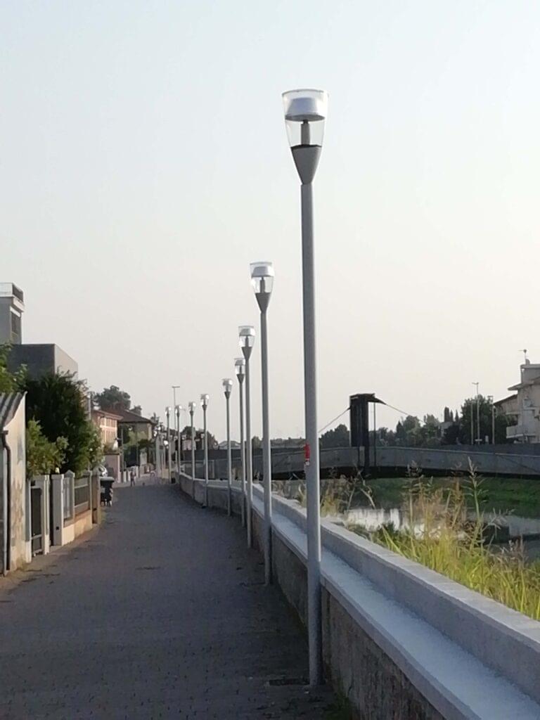 Pubblica illuminazione, Città Metropolitana di Venezia
