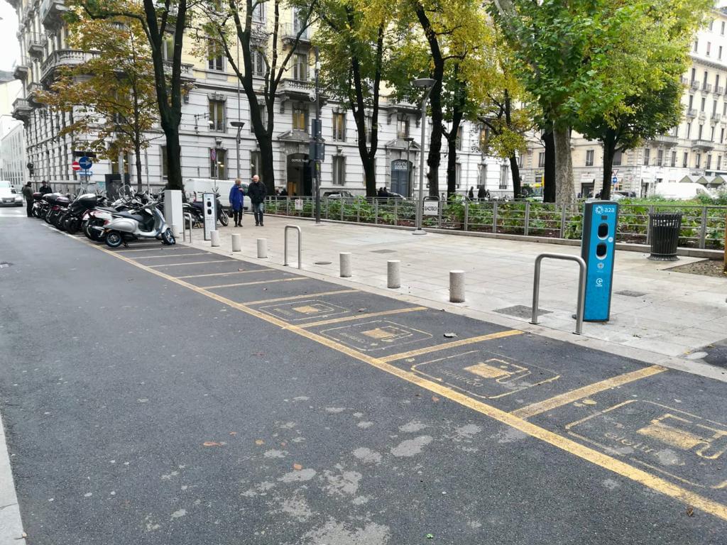 A2A charging stations, Milan